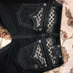 Black denim bootcut Miss Me Jeans